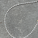 "Kennedy” 14K GOLD-FILLED & PEARL BEADED CHOKER/NECKLACE