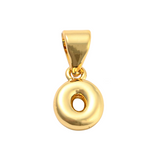 Gold Mini Bubble Initial Letter | Alphabet Charm | Letter O
