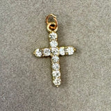 CZ Cross Charm