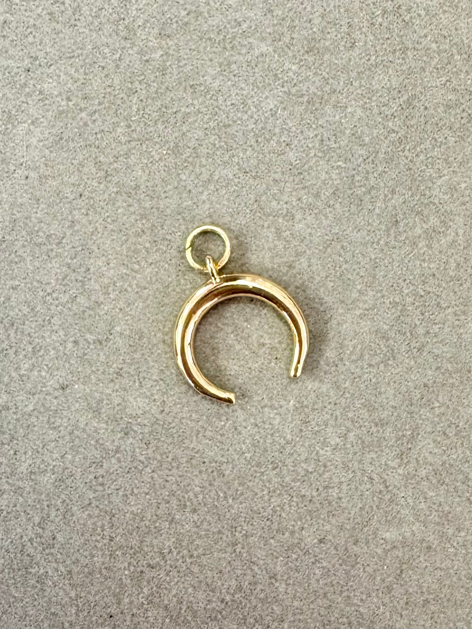 Horn Gold Charm