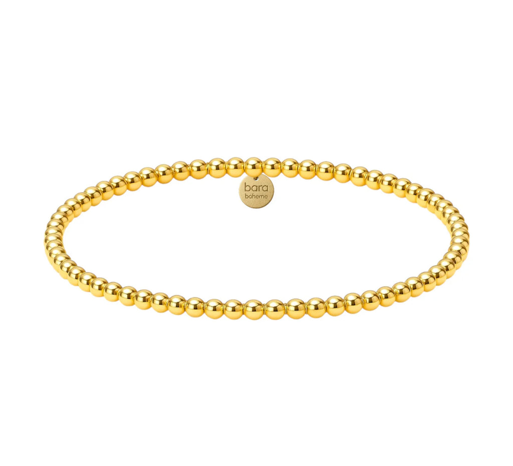 CLASSIC 3MM | GOLD FILLED BEADED BRACELET