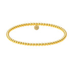 CLASSIC 3MM | GOLD FILLED BEADED BRACELET