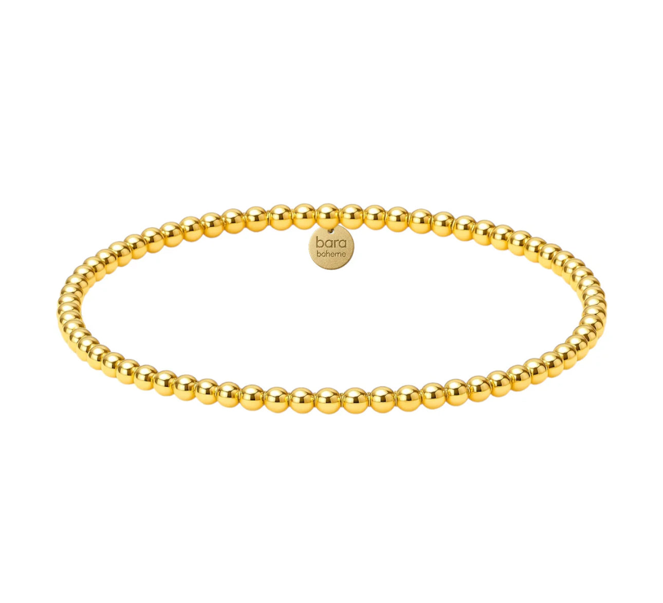 CLASSIC 3MM | GOLD FILLED BEADED BRACELET