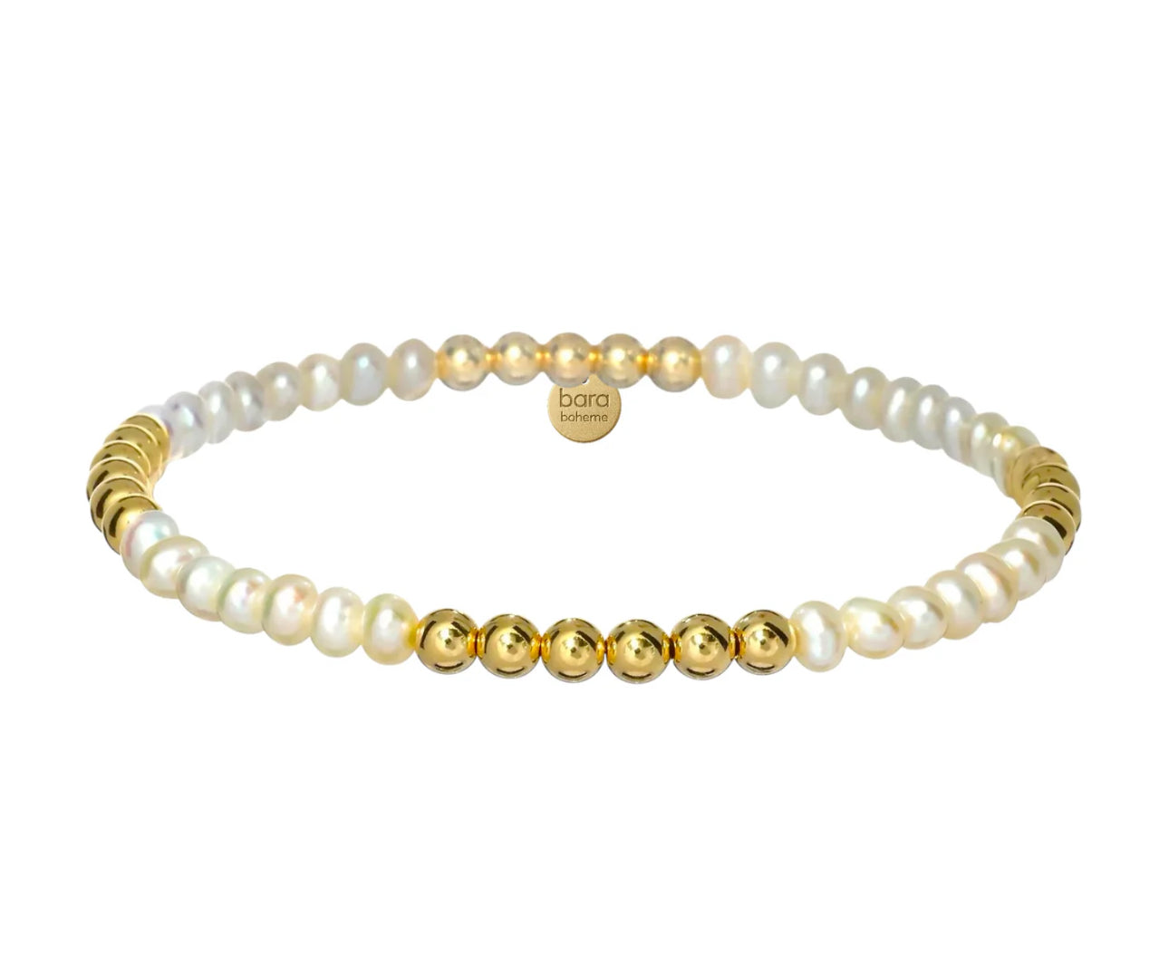 ANNA | GOLD FILLED BEADED BRACELET