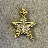 Gold Bling Star Charm