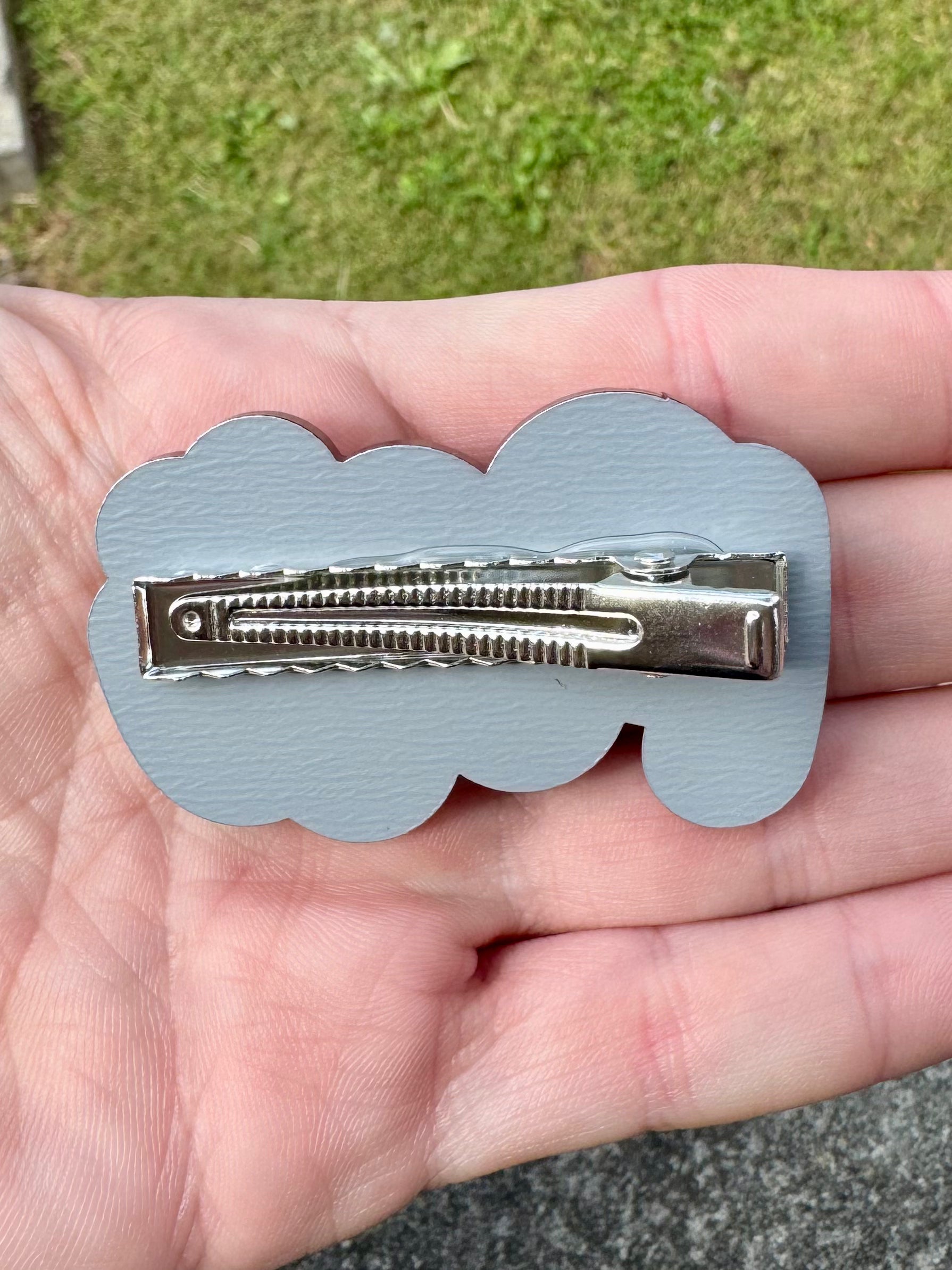 Game Day Acrylic Alligator Clip