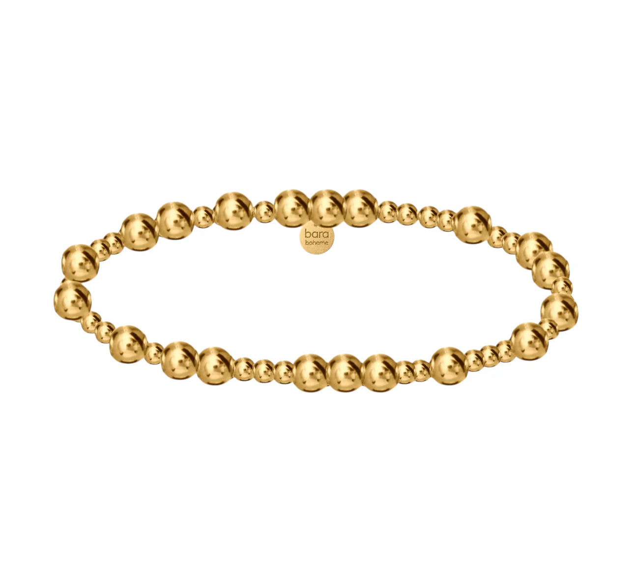 BROOKE | STRETCH BRACELET WITH 14K GOLD-FILLED BALL BEADS