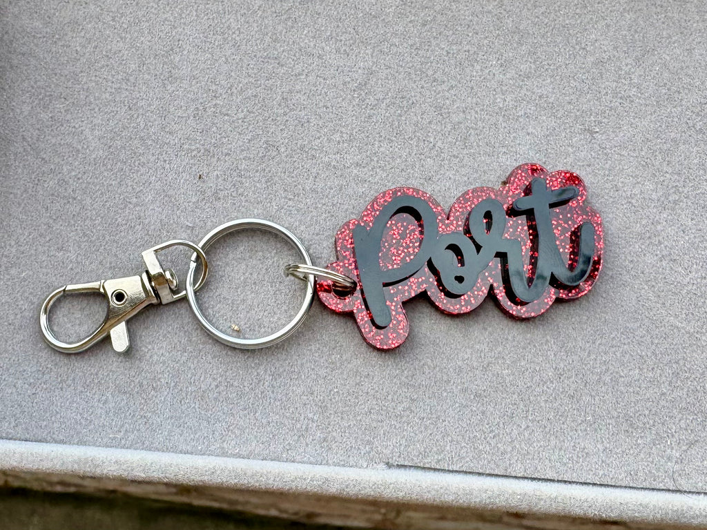 Port Acrylic Keychain