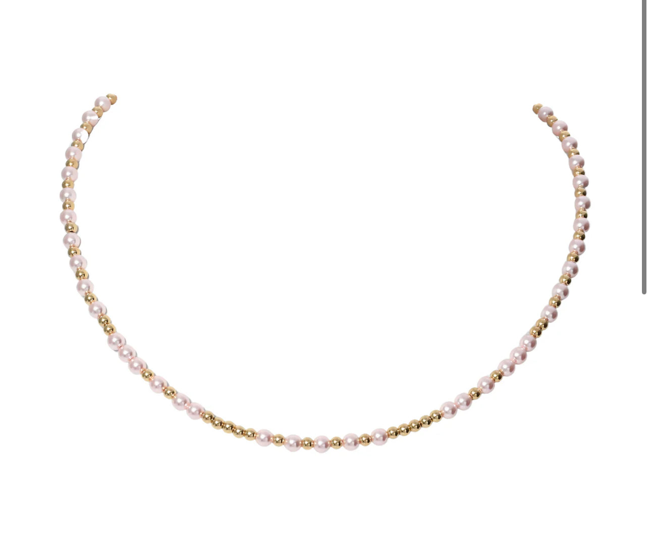 EMMA | 14K GOLD-FILLED & PEARL BEADED CHOKER/NECKLACE