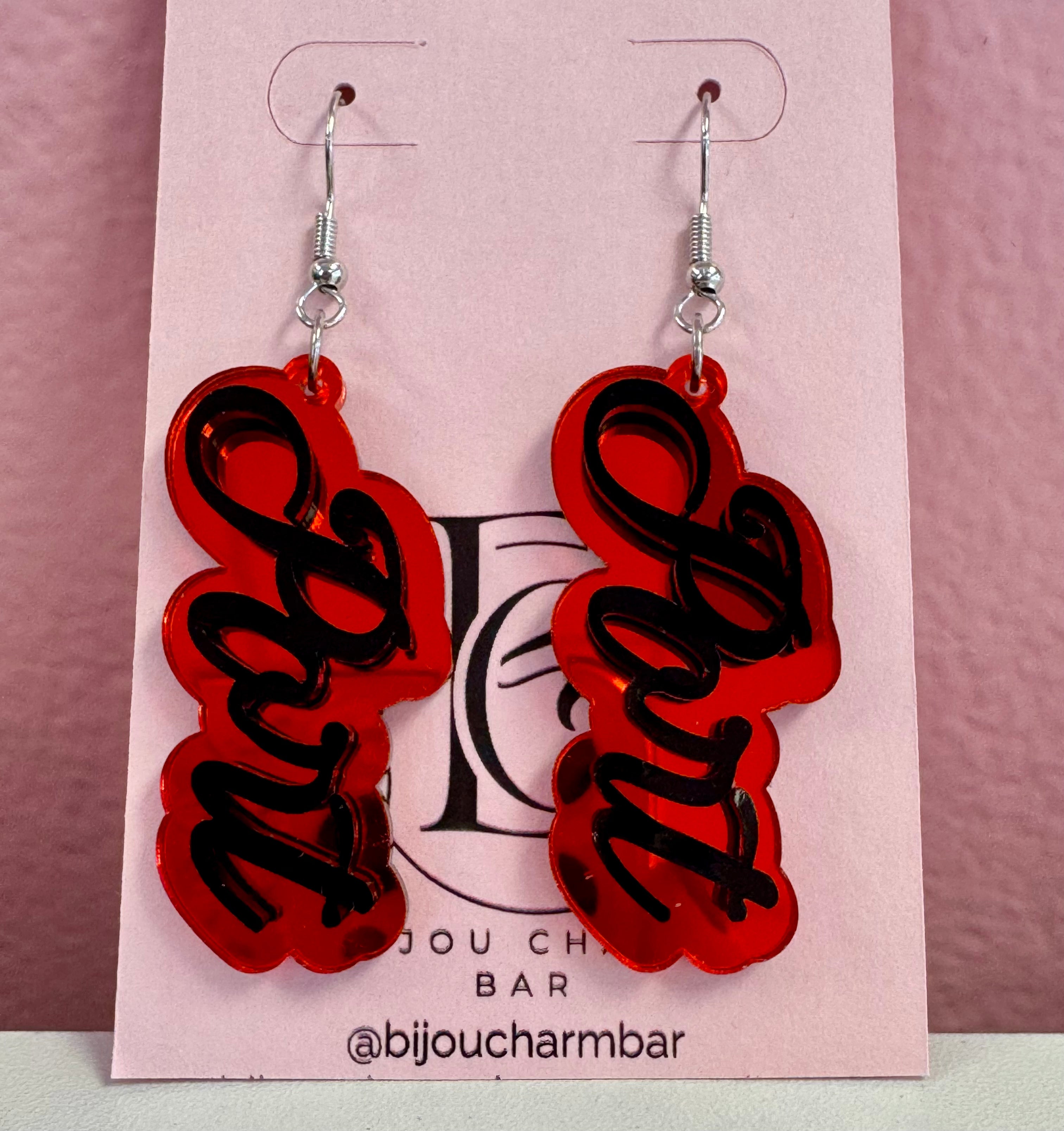 Port Double Acrylic Dangles