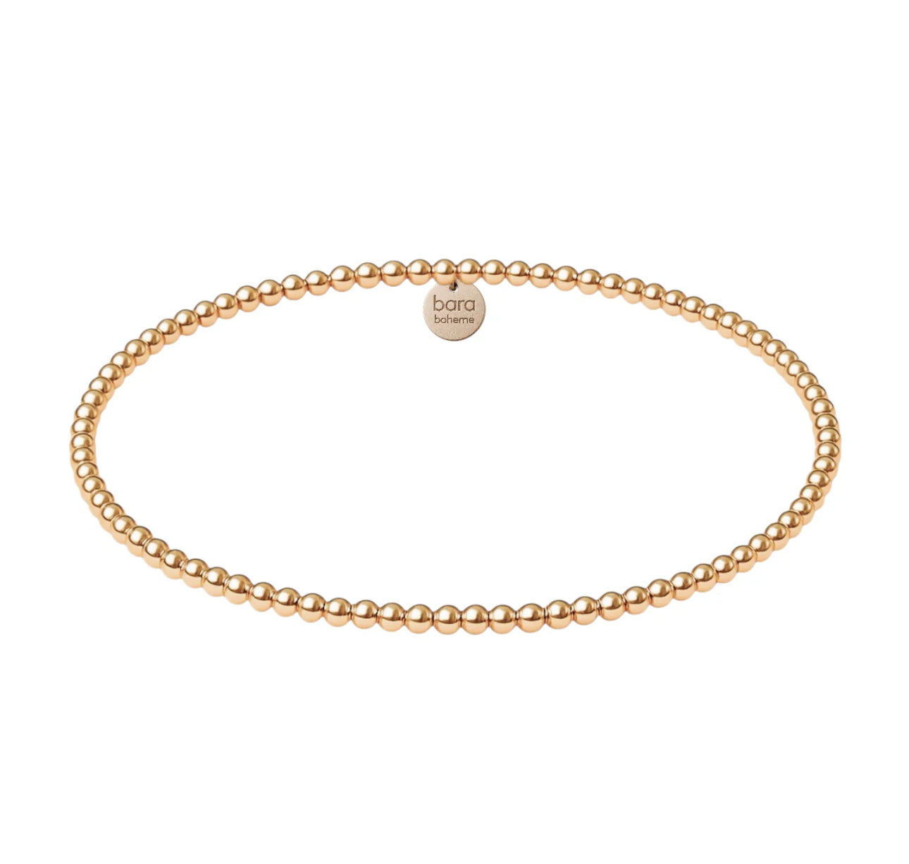 CLASSIC 2MM | GOLD FILLED BEADED BRACELET