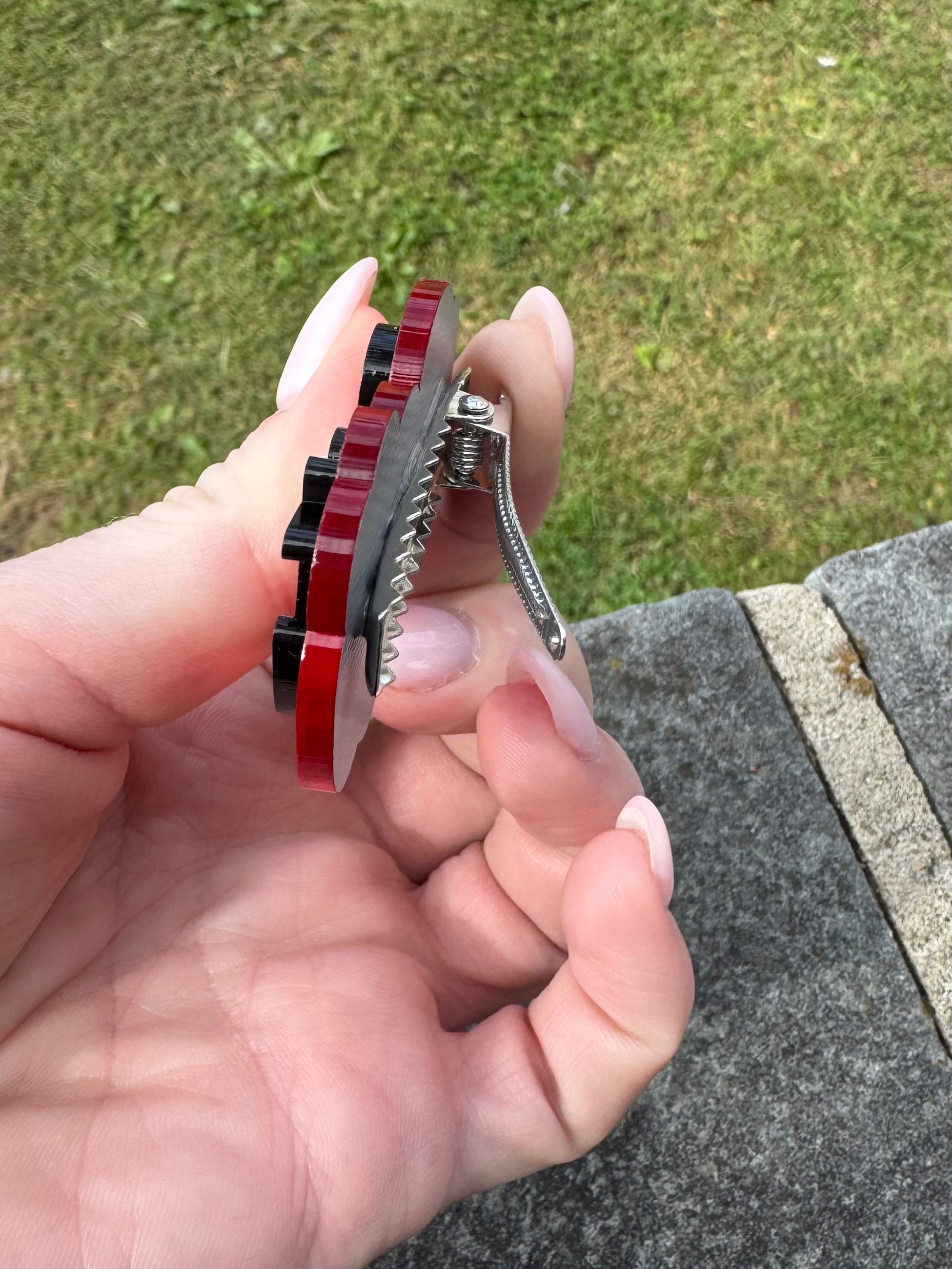 Game Day Acrylic Alligator Clip