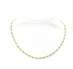"ANGELINA" 14K GOLD FILLED BALL BEADED CHOKER/NECKLACE