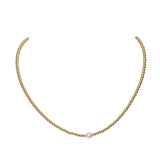 AUDREY | 14KG FILLED W/ FWP BALL BEADED CHOKER/NECKLACE