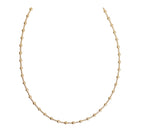"ANGELINA" 14K GOLD FILLED BALL BEADED CHOKER/NECKLACE
