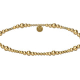 JANELLE | STRETCH BRACELET WITH 14K GOLD-FILLED BALL BEADS