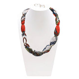 Nautical Thick Bubble Scarf Necklace