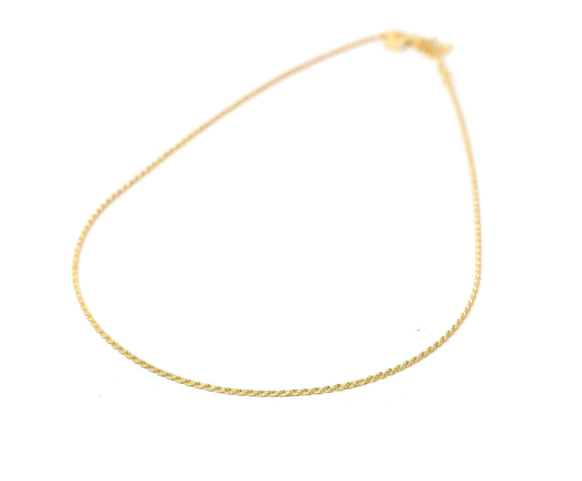 Skinny Rope Chain Necklace