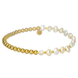 IVY | GOLD FILLED BEADED BRACELET WITH PEARLS