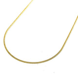 Skinny Curb Chain Necklace