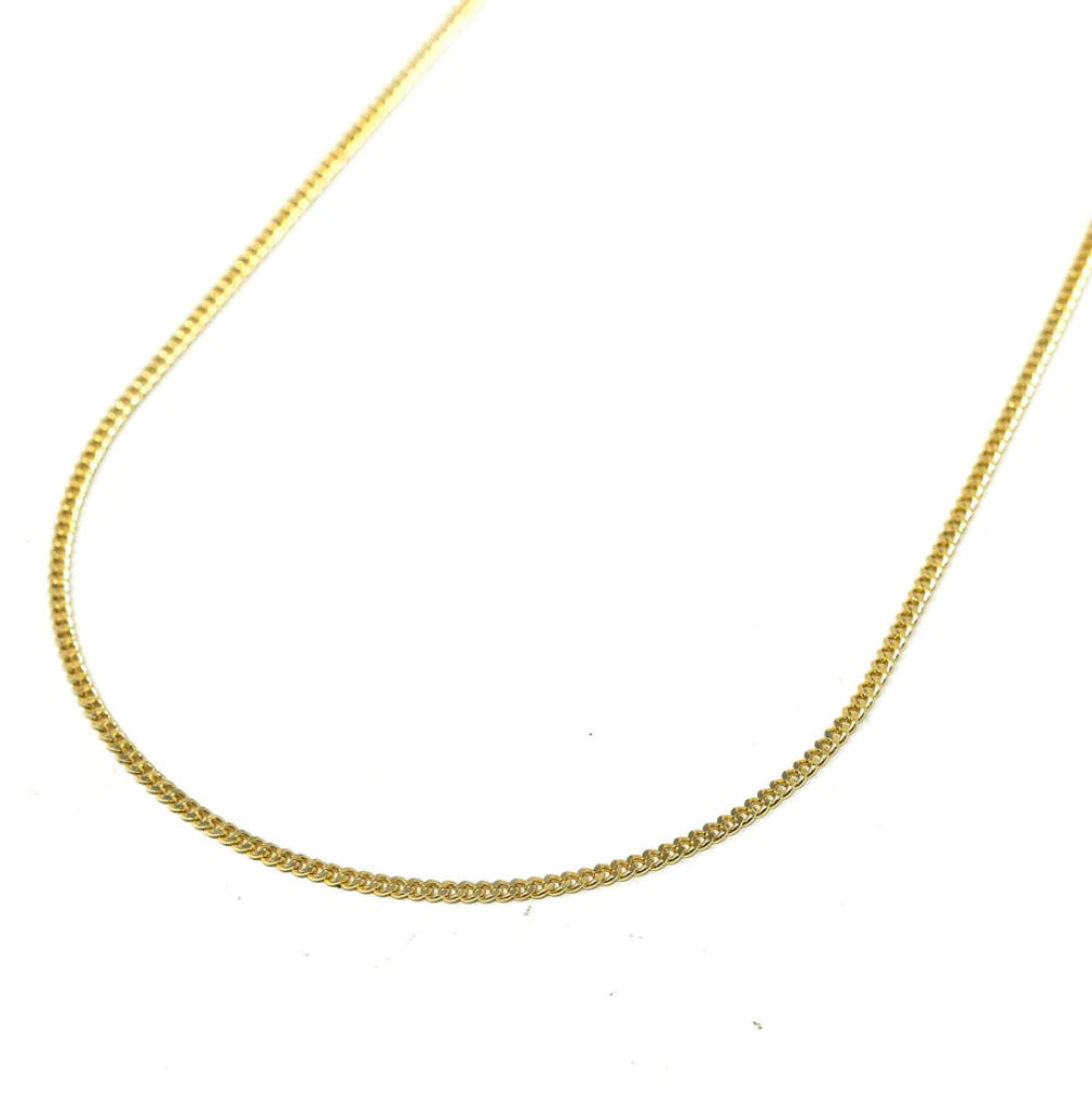 Skinny Curb Chain Necklace