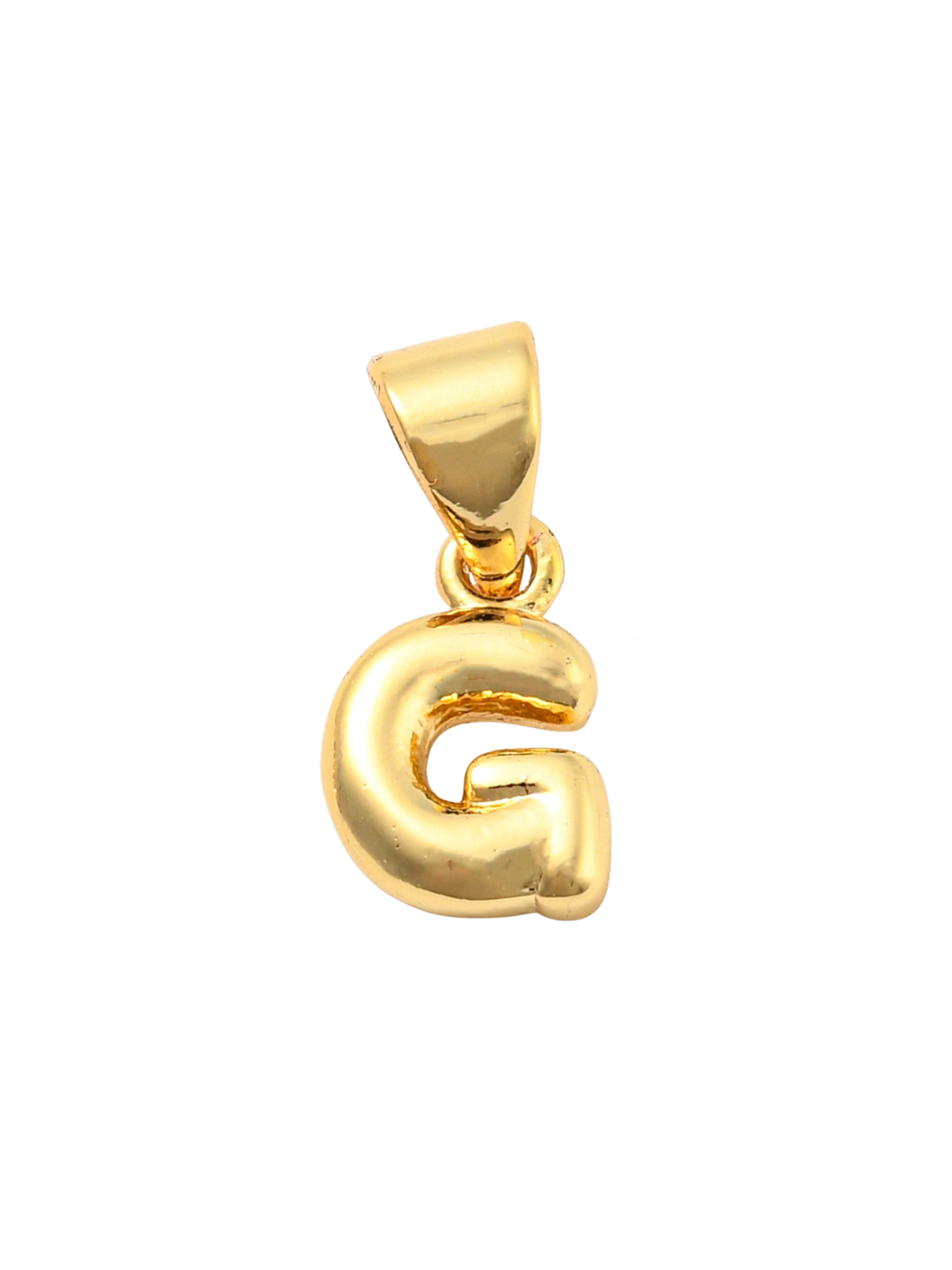 Gold Mini Bubble Initial Letter | Alphabet Charm | Letter G