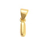 Gold Mini Bubble Initial Letter | Alphabet Charm | Letter I