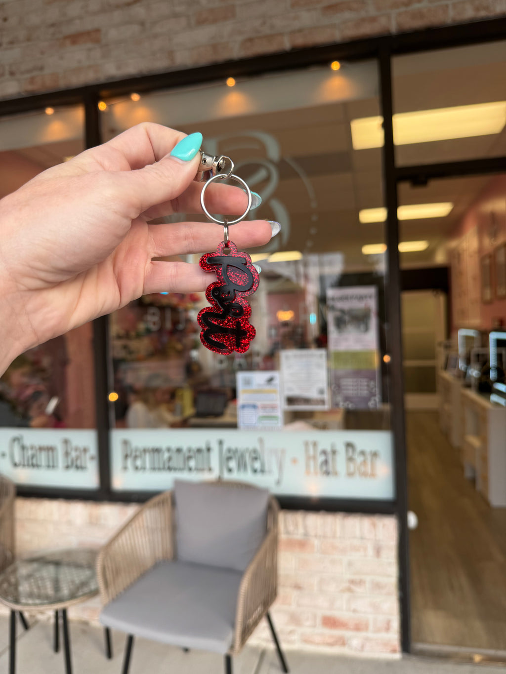 Port Acrylic Keychain