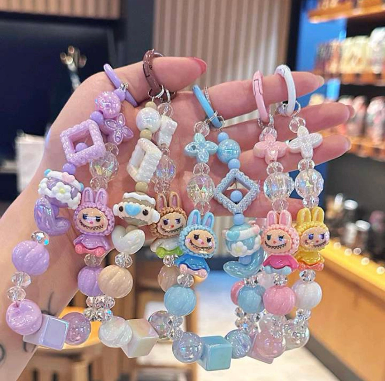 Labubu Cell Phone Keychain