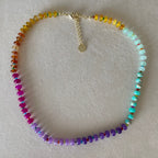 Multicolored Natural Stone Necklace