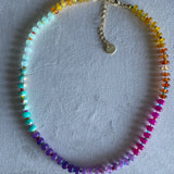 Multicolored Natural Stone Necklace