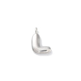 Silver Bubble Initial Letter | Alphabet Charm | Letter L
