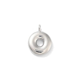 Silver Bubble Initial Letter | Alphabet Charm | Letter O