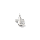 Silver Bubble Initial Letter | Alphabet Charm | Letter T