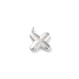 Silver Bubble Initial Letter | Alphabet Charm | Letter X