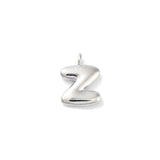 Silver Bubble Initial Letter | Alphabet Charm | Letter Z