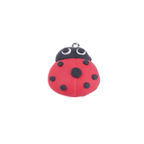 Front of the Ladybug Lanyard Charm