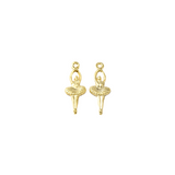 Front of two Gold Prima Ballerina Charm