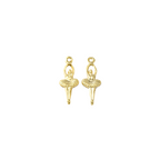 Front of two Gold Prima Ballerina Charm