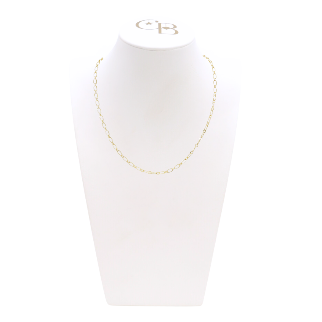 Front of the Gold Christie Necklace