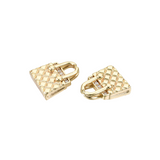 Gold Micro Pave Cubic Zirconia Handbag Charm