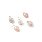 Gold Natural Freshwater Pearl Charm | Assorted