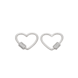 Silver Heart Bella