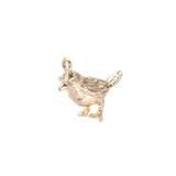 Dainty Bird Charm, front view.