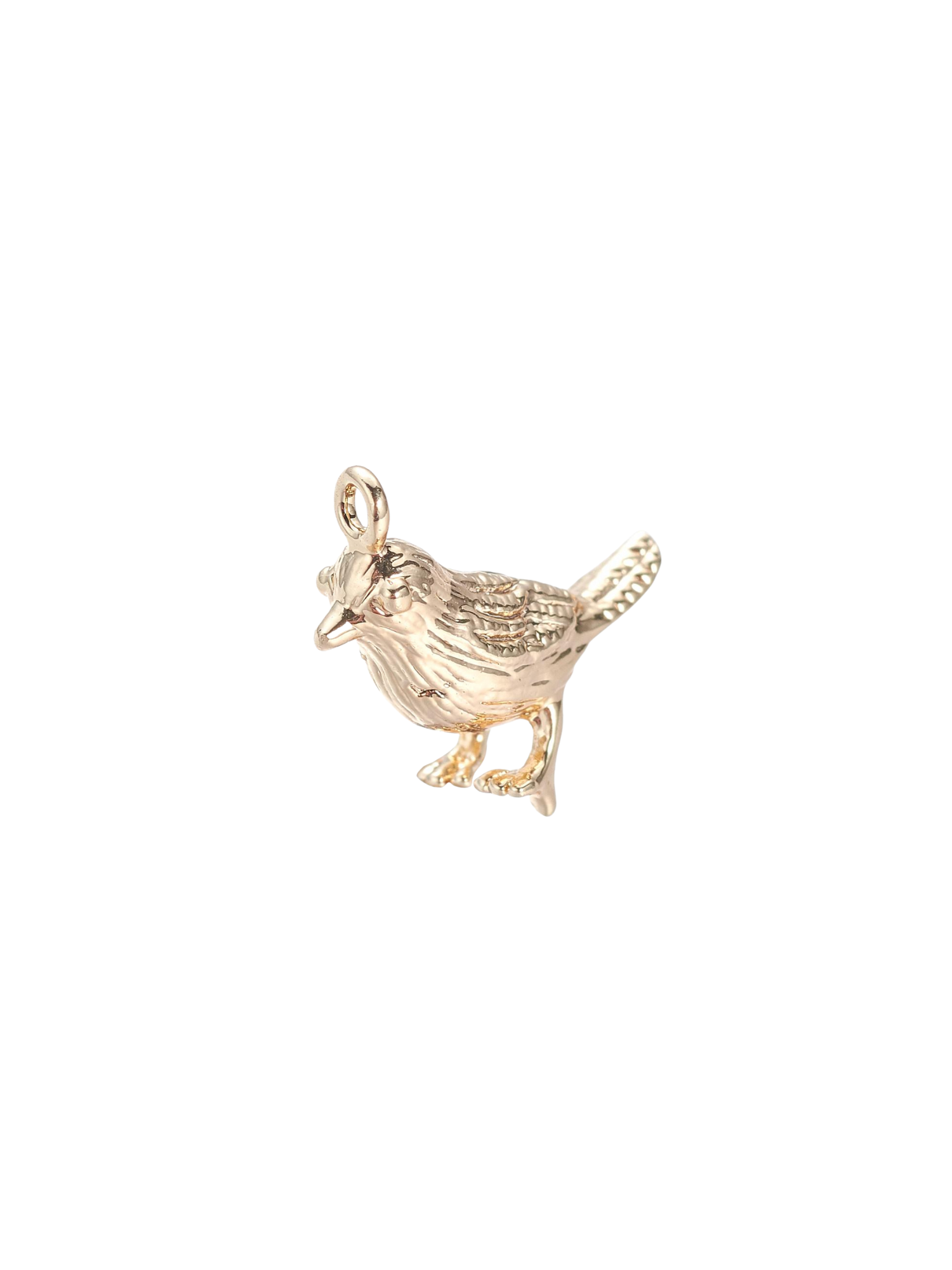 Dainty Bird Charm, front view.