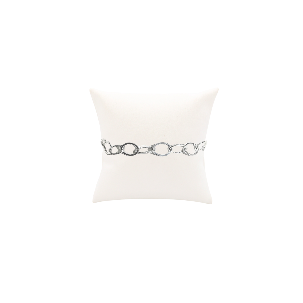 Front of the Silver Avery Kate Charm Bracelet