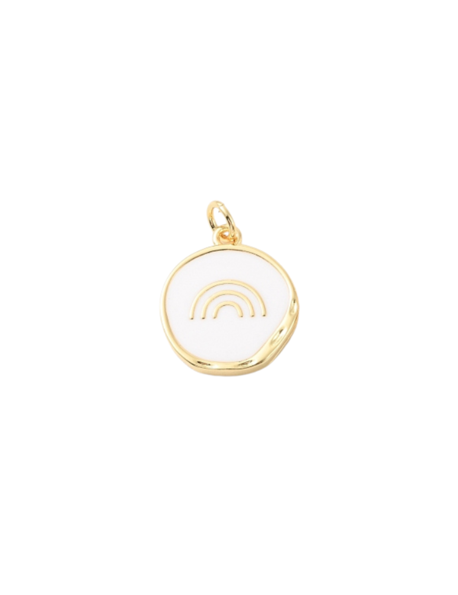 Over The Rainbow Disc Charm