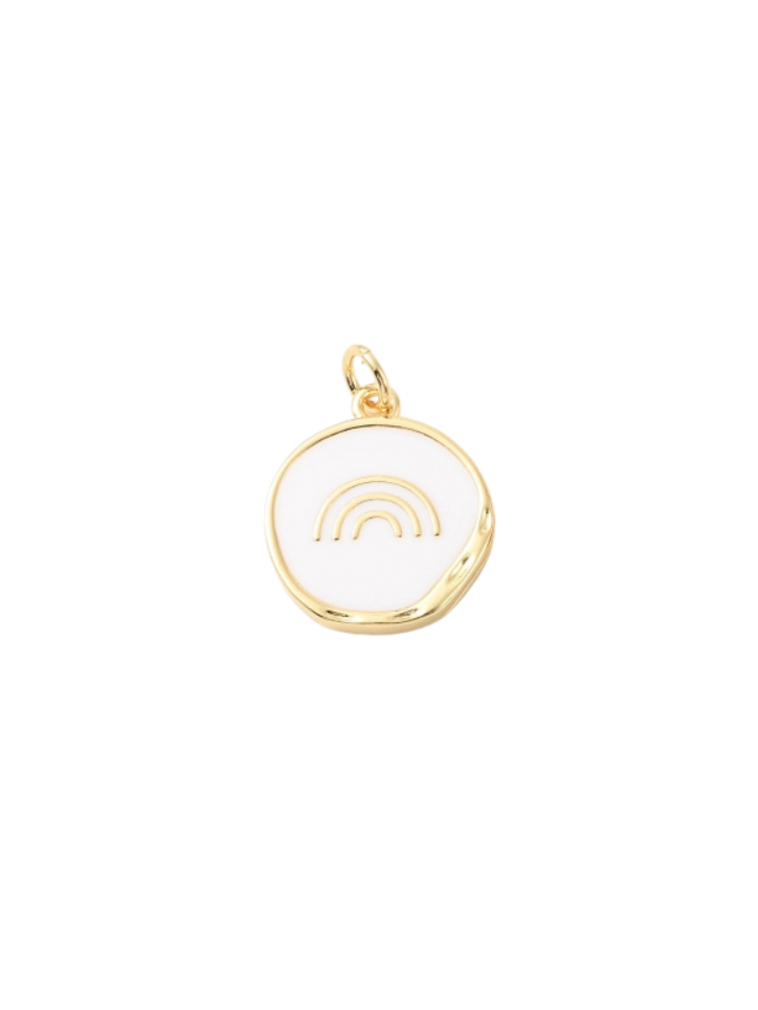 Over The Rainbow Disc Charm
