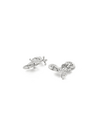 Front and back view of two Silver Like Riding A Bike Charm 