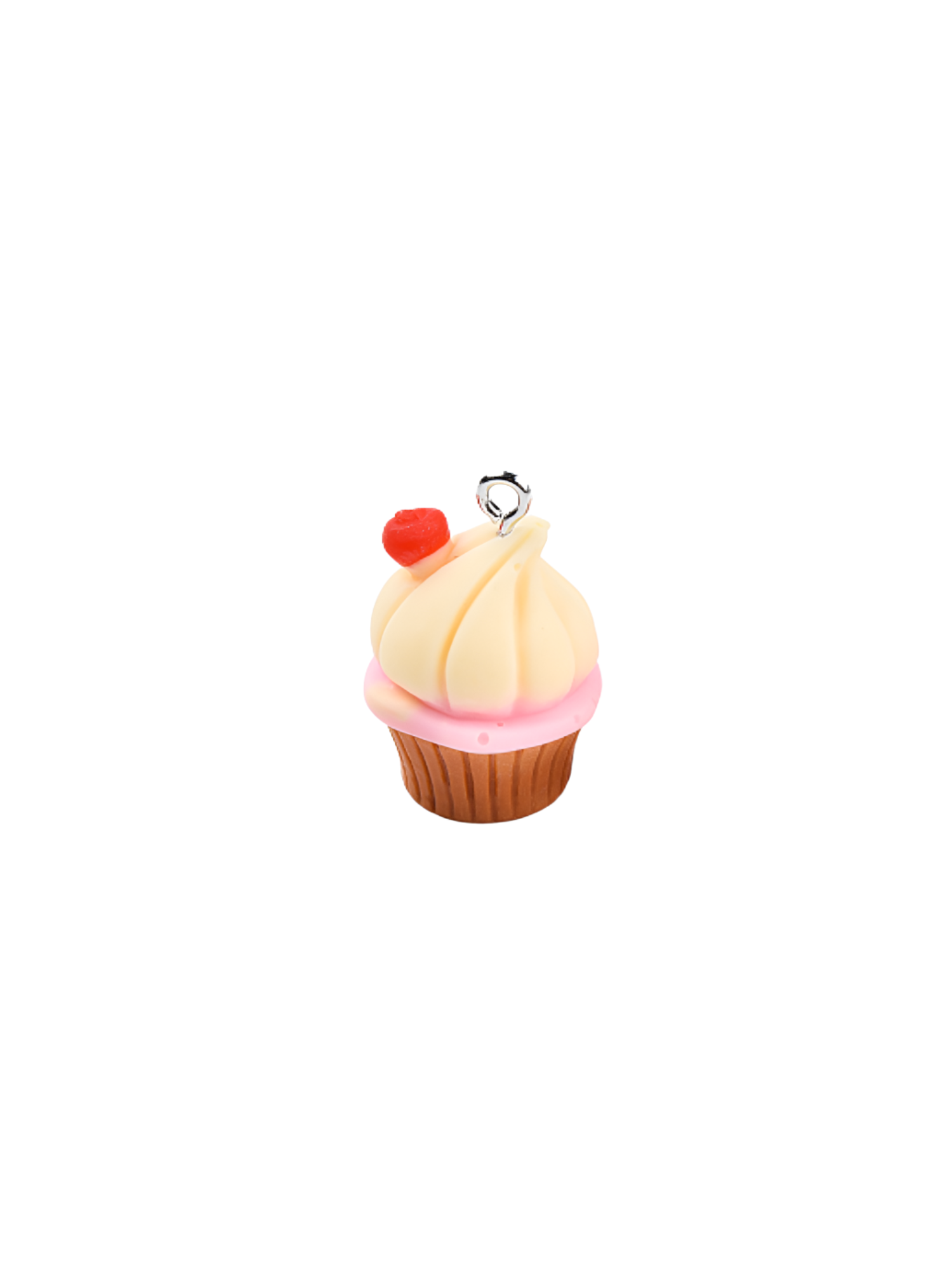 Front of the Sweet Tooth Cupcake Lanyard Charm